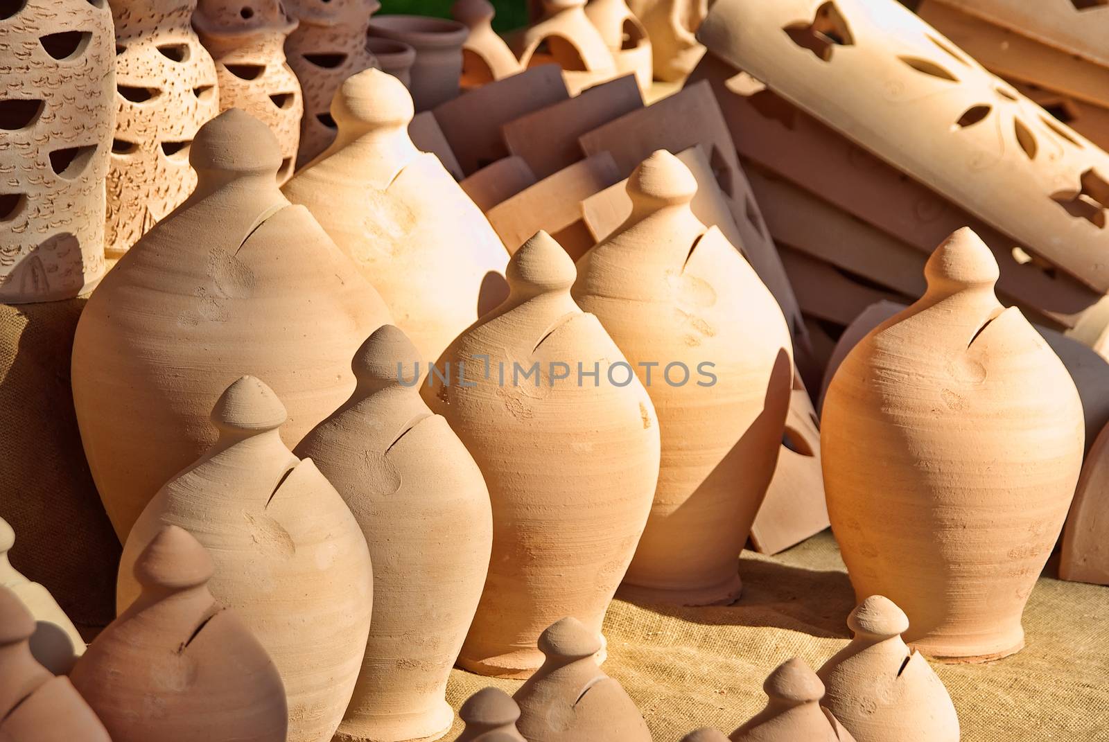 Typical ceramic pots from Majorca (Balearic Islands - Spain)