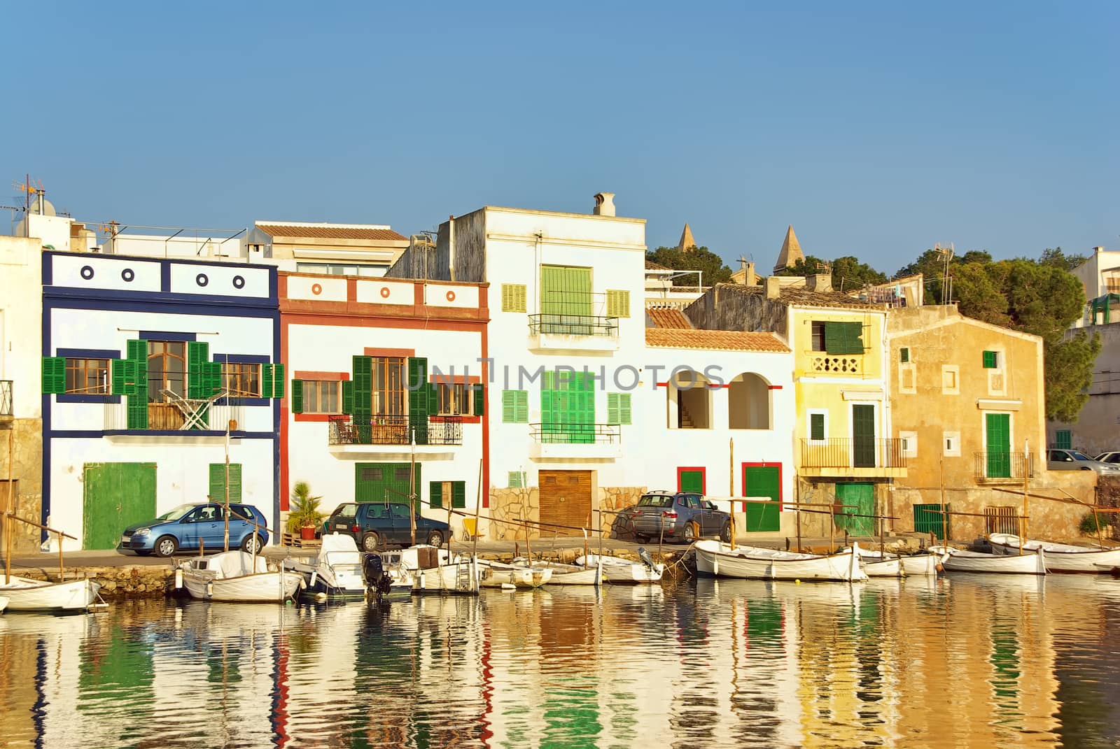 Porto Colom typical seaside village in Majorca (Spain)