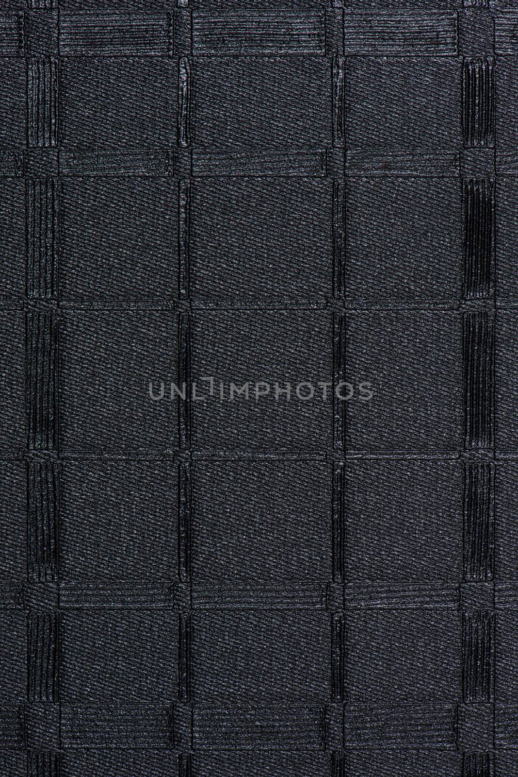 Black wallpaper embossed texture for background.