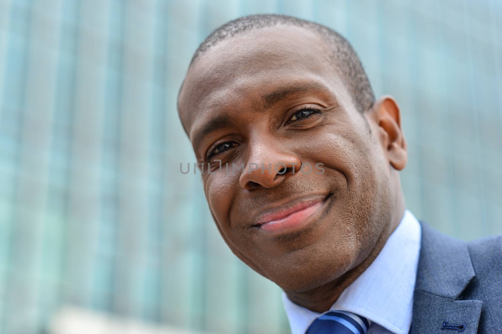 Close up of handsome businessman by stockyimages