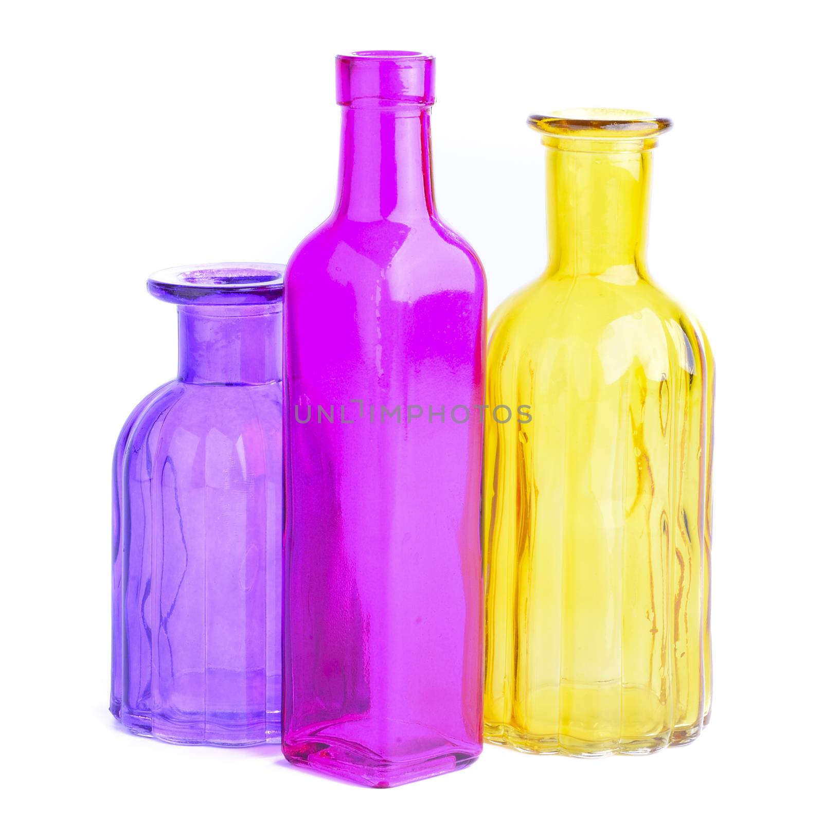 colorful bottles by panuruangjan