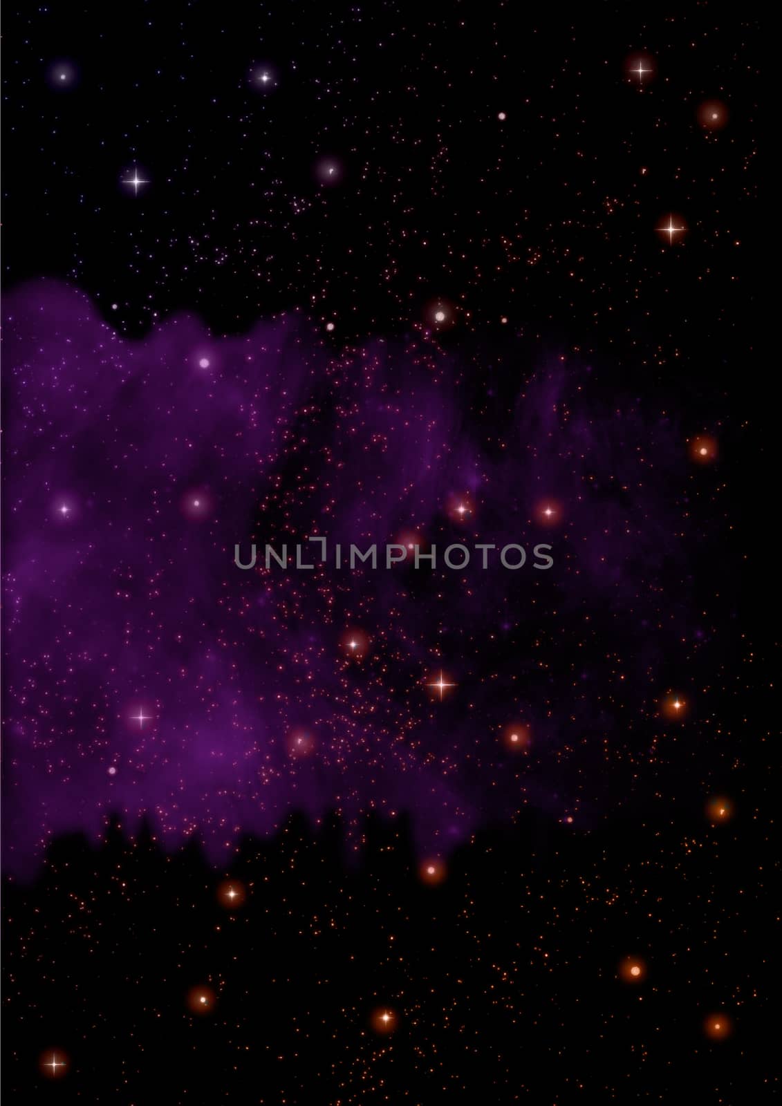 Small part of an infinite star field of space in the Universe. "Elements of this image furnished by NASA".