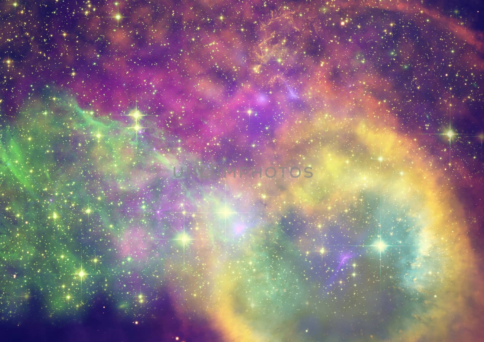 Small part of an infinite star field of space in the Universe. "Elements of this image furnished by NASA".
