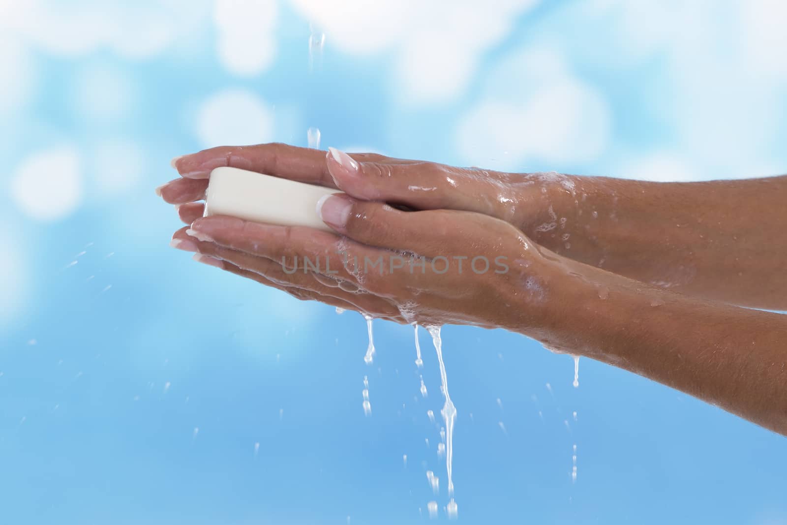 Hand washing isolated