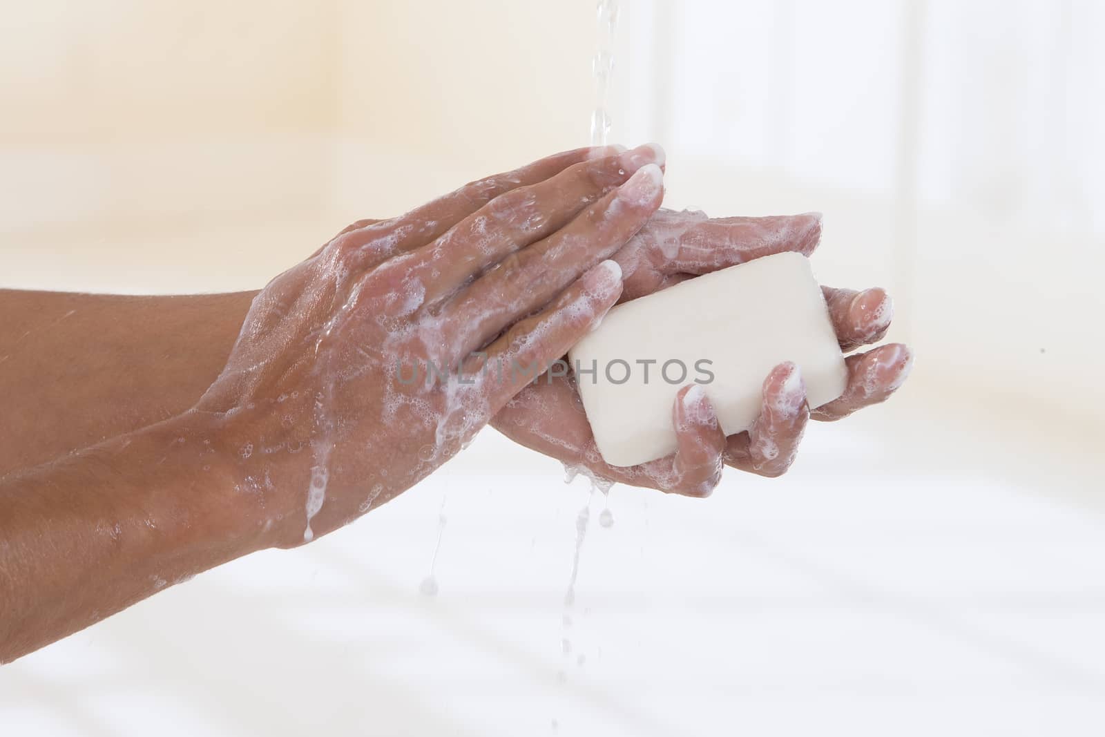 Hand washing isolated