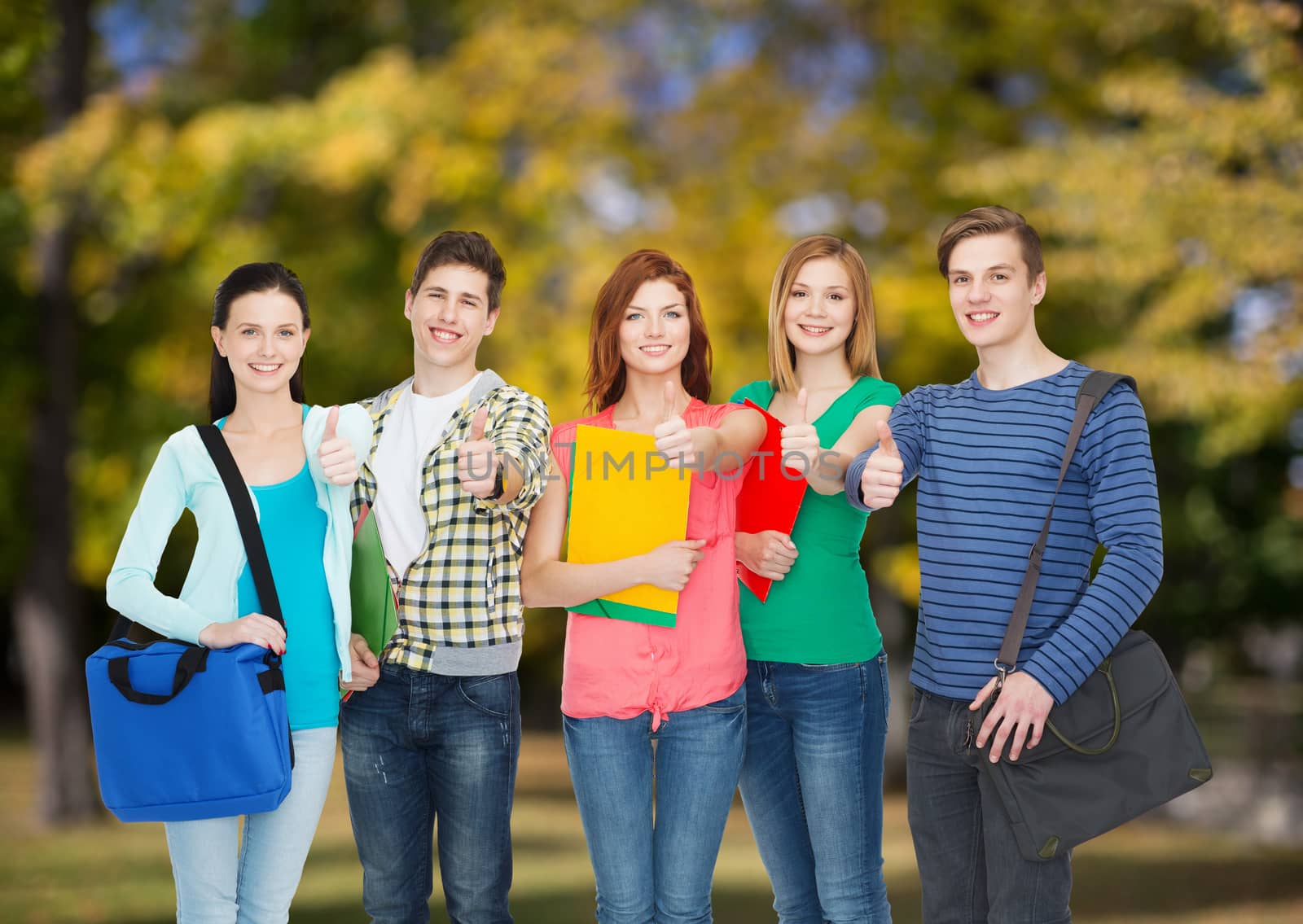 group of smiling students standing by dolgachov