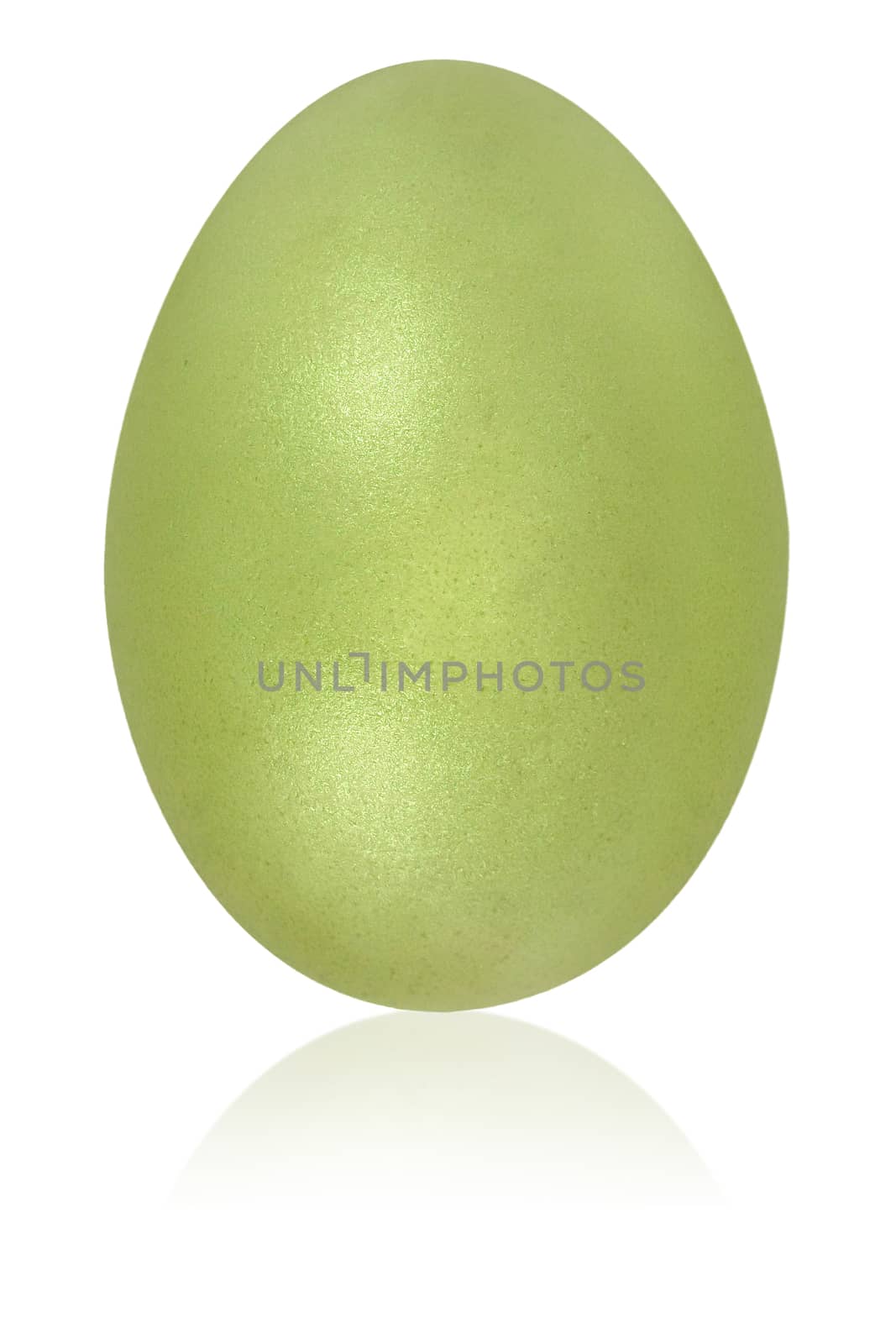 dark tea green egg isolated background
