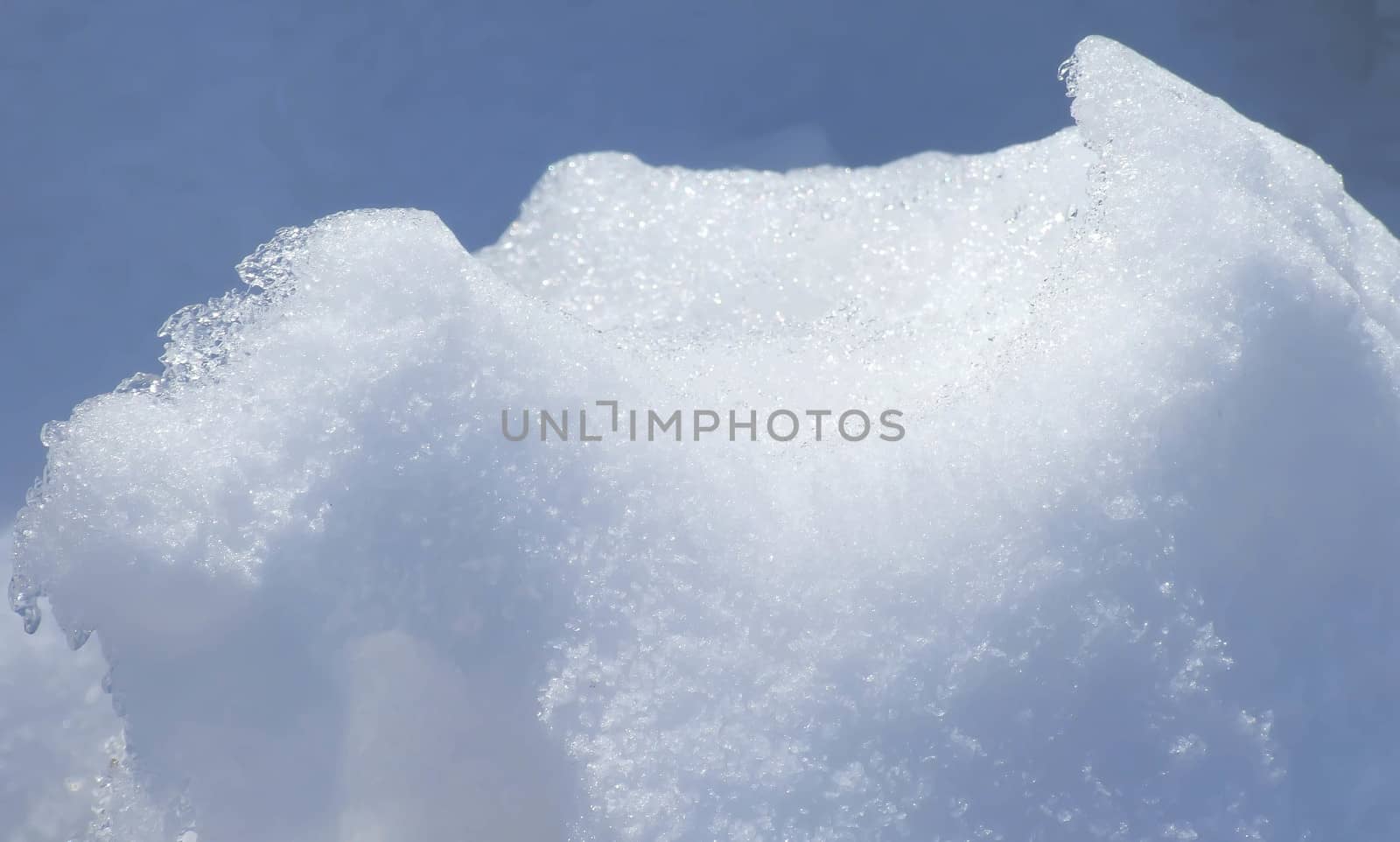 snow macro by fadeinphotography