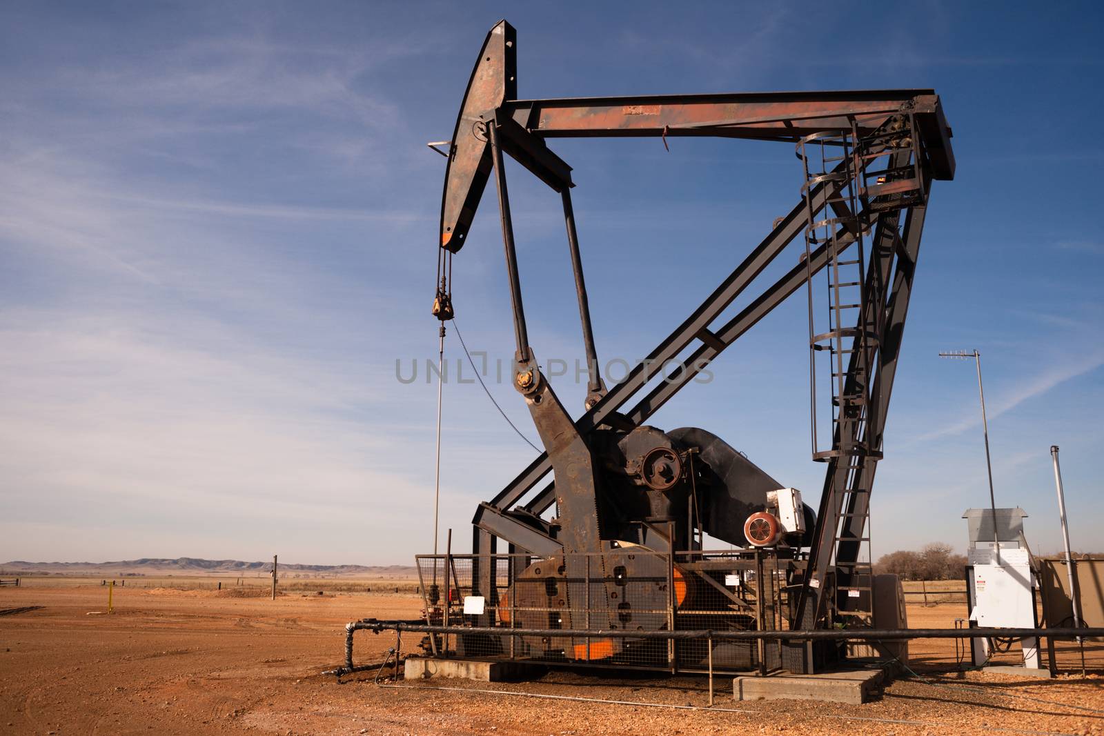 A device used for oil exploration in North Dakota