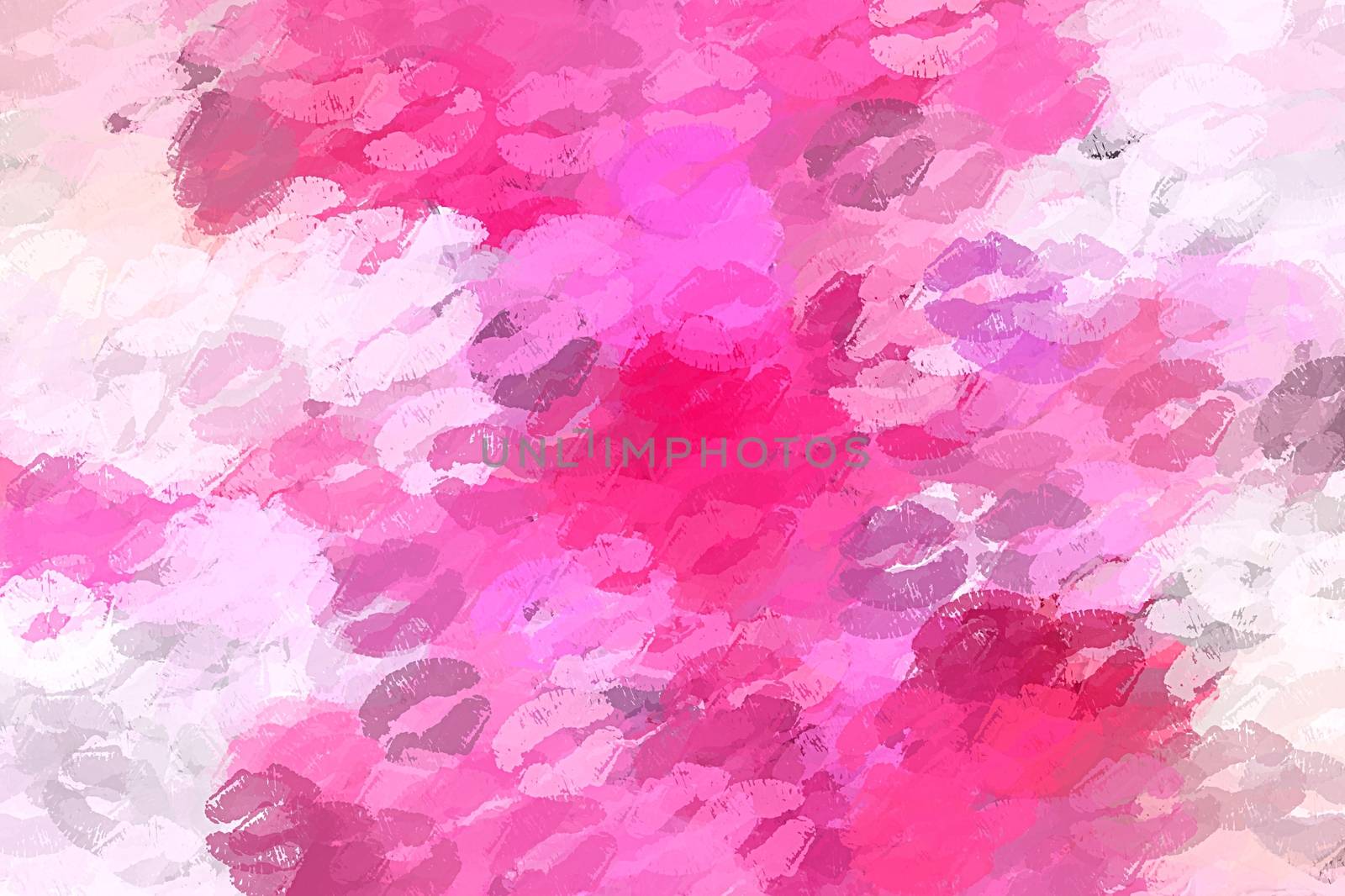 fresh pink kiss background