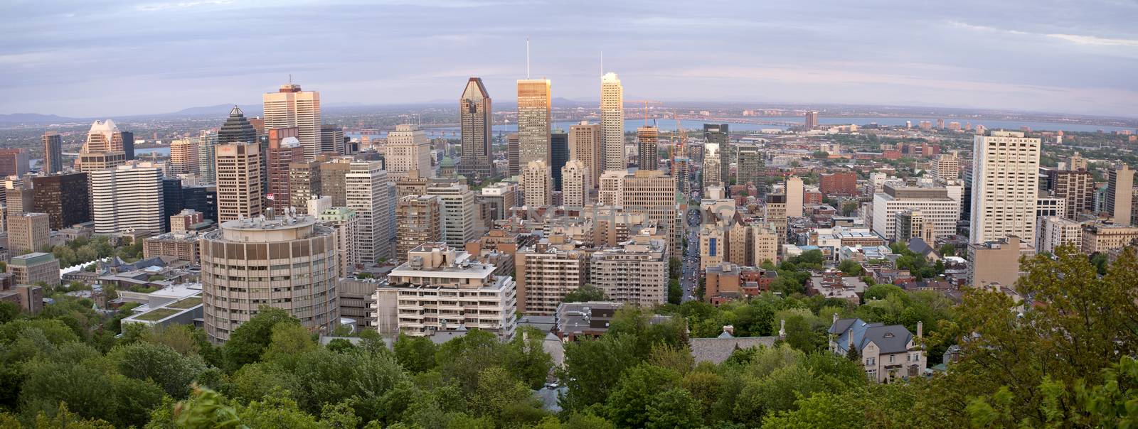 Panoramic Photo Montreal city by pictureguy