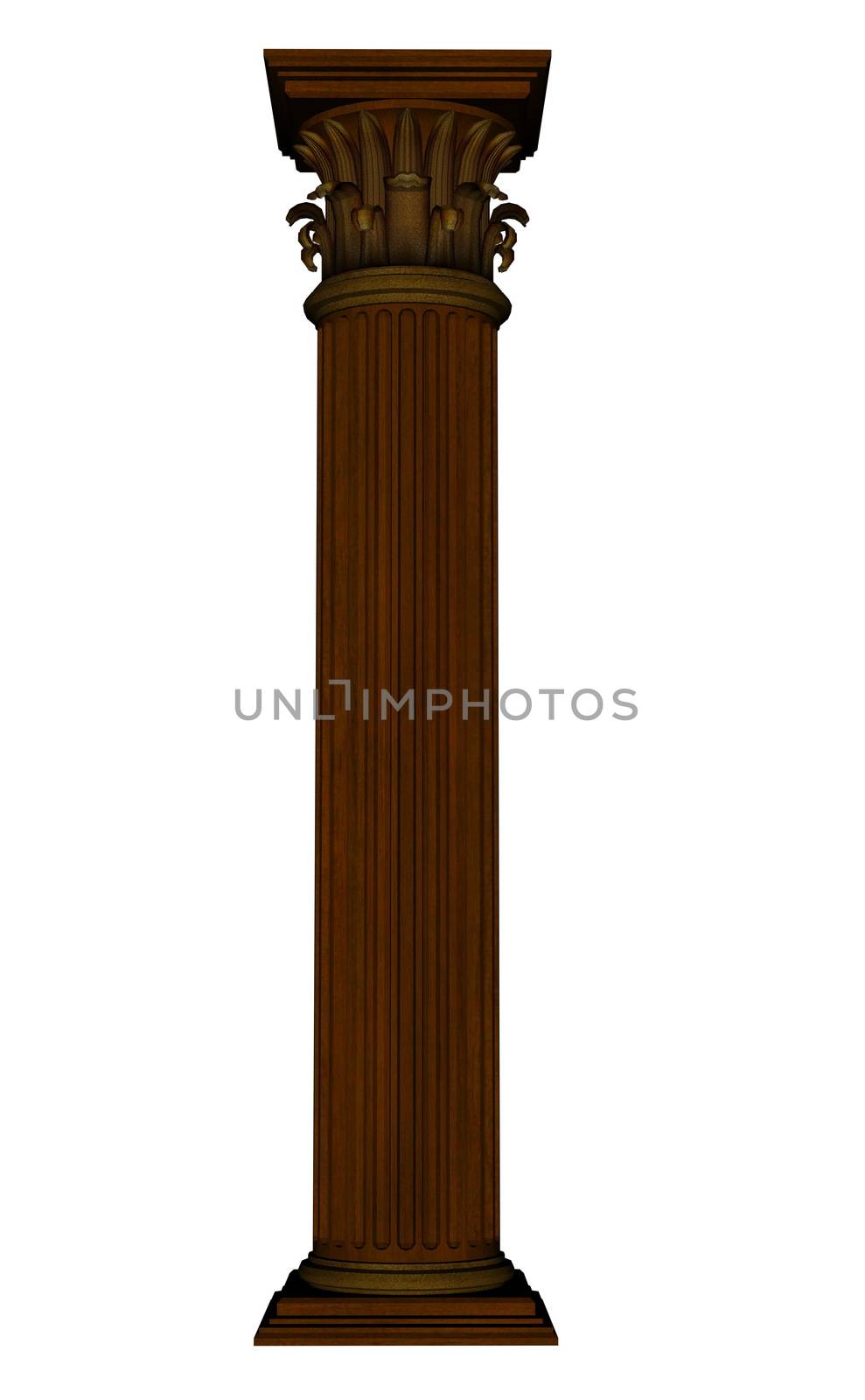 Column - 3D render by Elenaphotos21