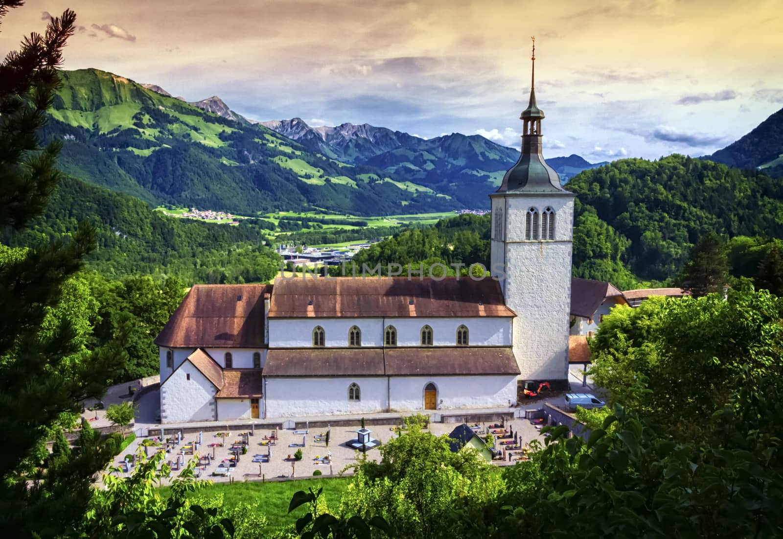 Saint-Theodule church, Gruyeres, Switzerland by Elenaphotos21