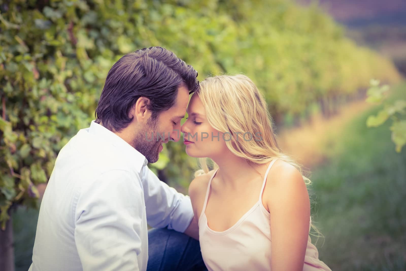 Young happy couple having a romantic time by Wavebreakmedia