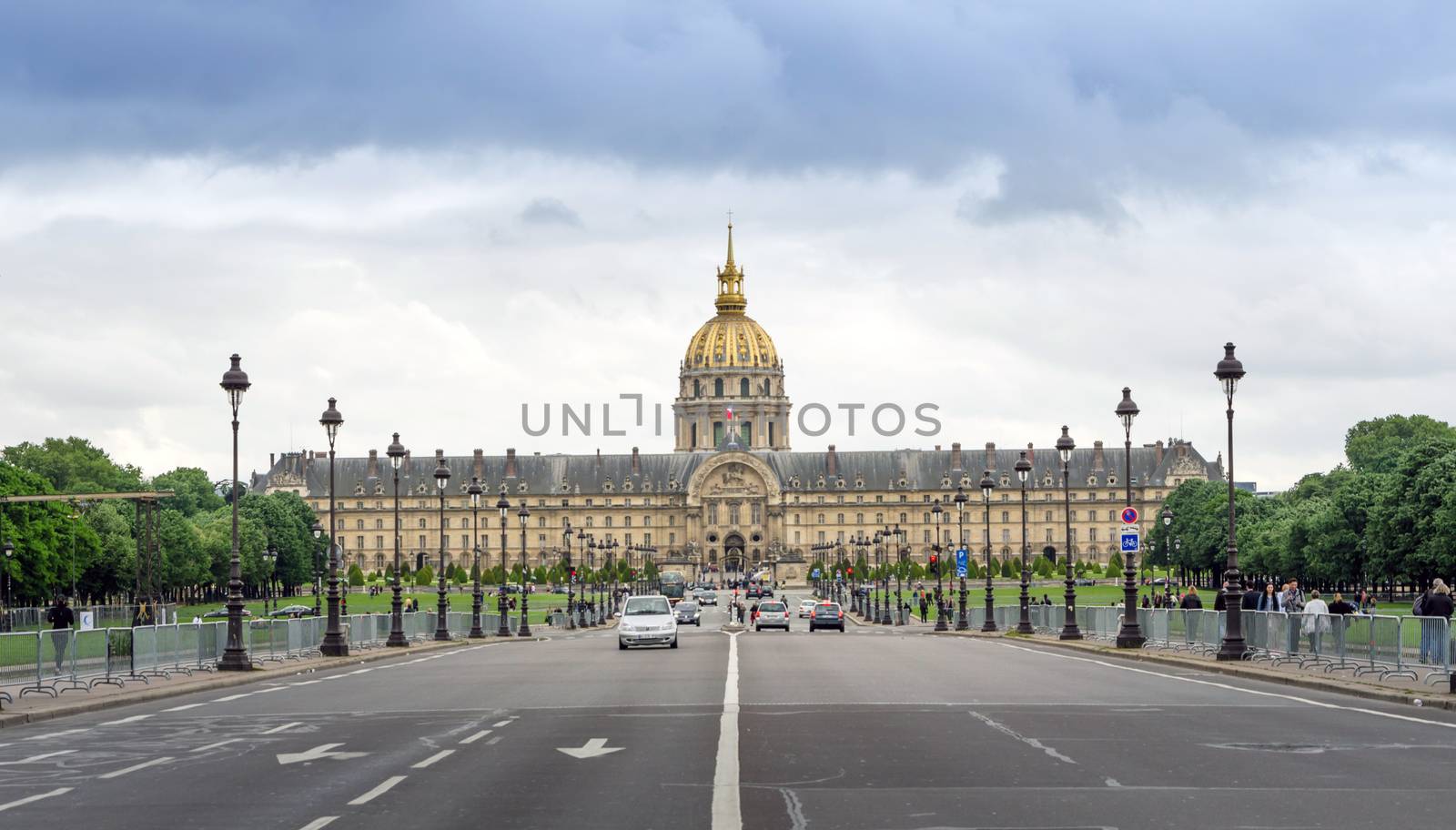 Paris, France - May 14, 2015: Tourist visit The Army Museum in Paris by siraanamwong