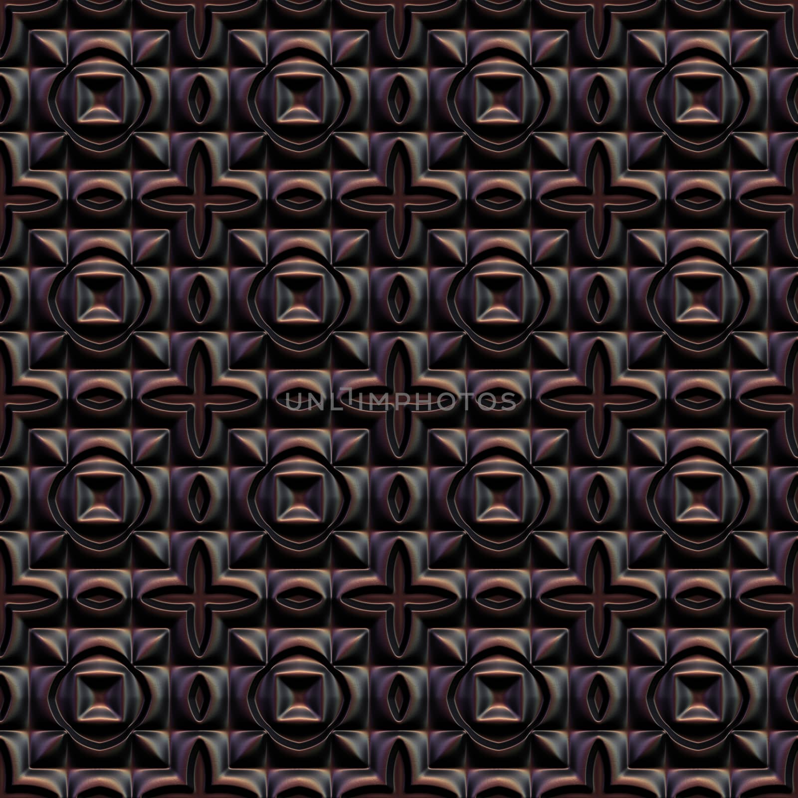 Brown leather seamless tileable decorative background pattern