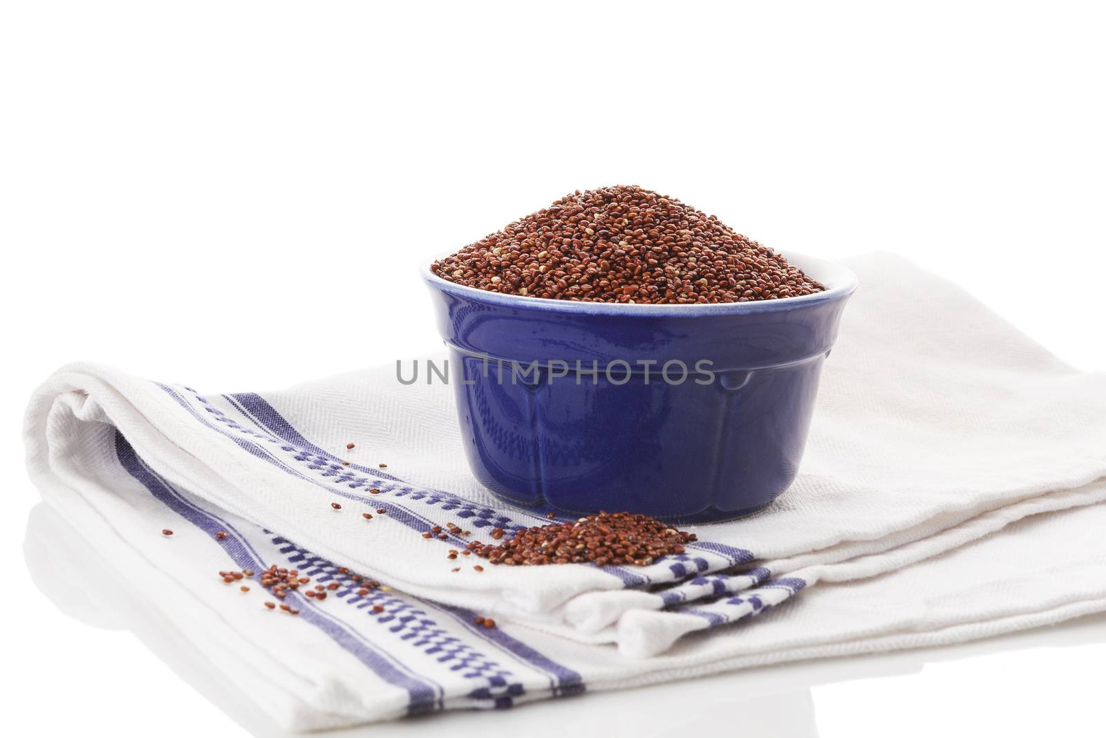 Red Quinoa seeds. by eskymaks