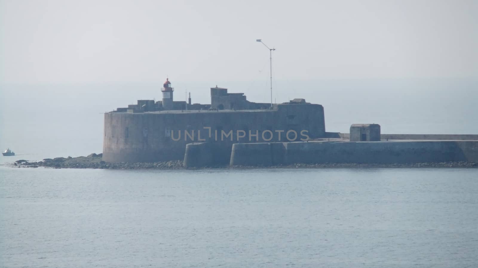 Fort de l'Ouest, Cherbourg Harbour a harbour in France, is believed to be the second largest artificial harbour in the world.