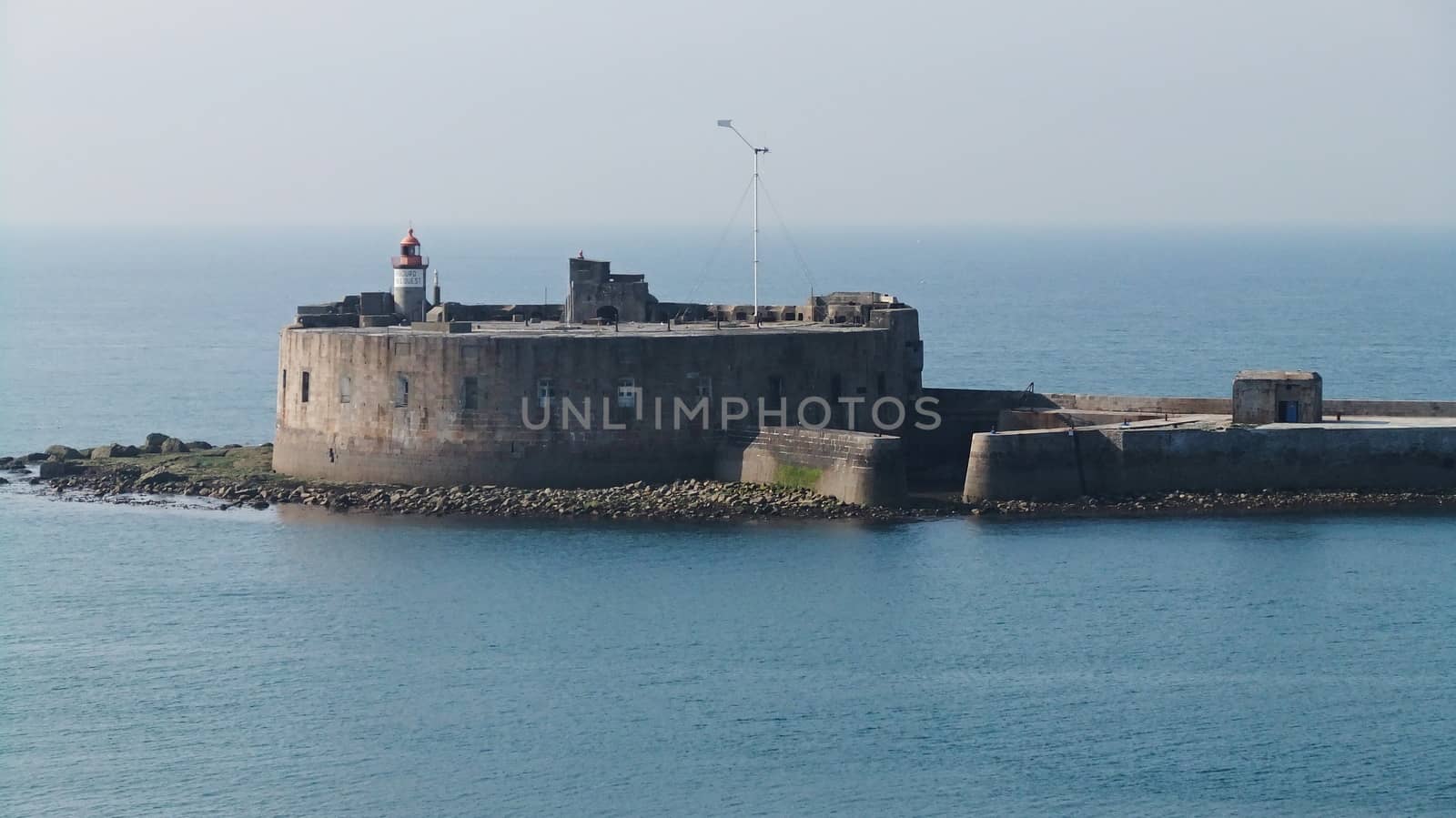 Fort de l'Ouest, Cherbourg Harbour a harbour in France, is believed to be the second largest artificial harbour in the world.