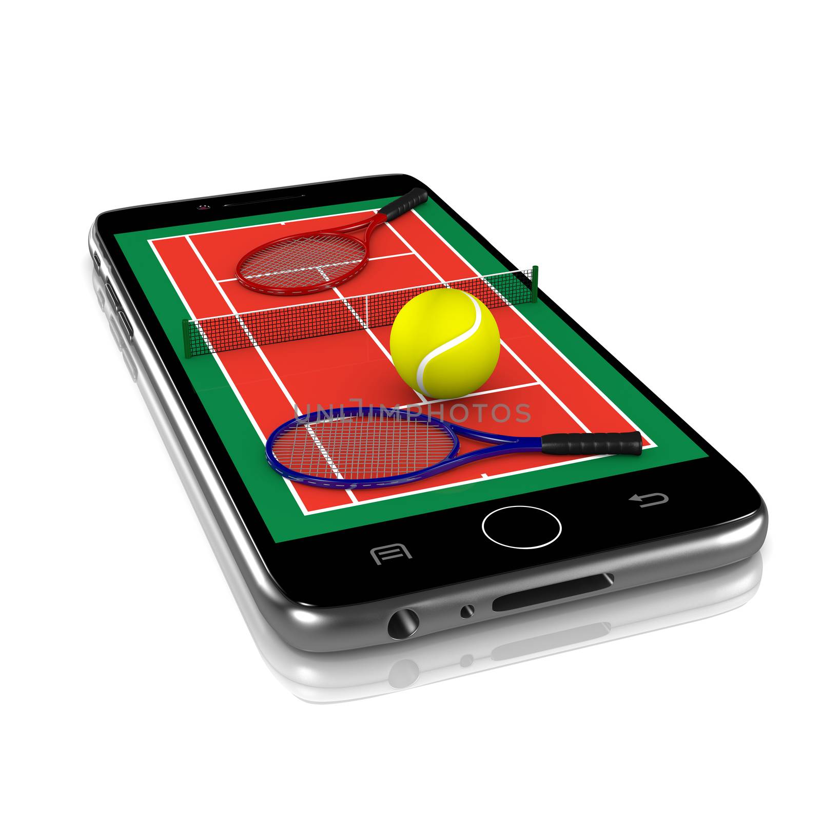 Tennis on Smartphone, Sports App by make