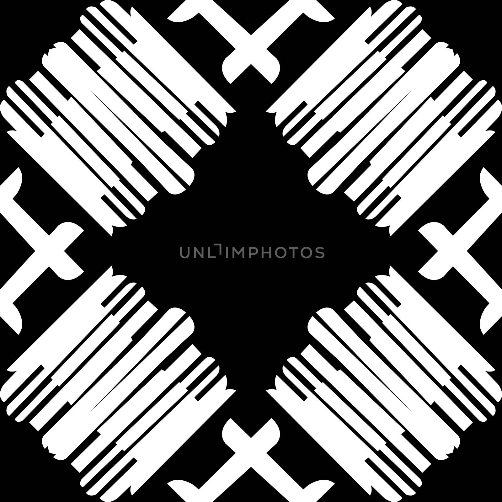 Repeating Tiled White Lines by TheBlackRhino