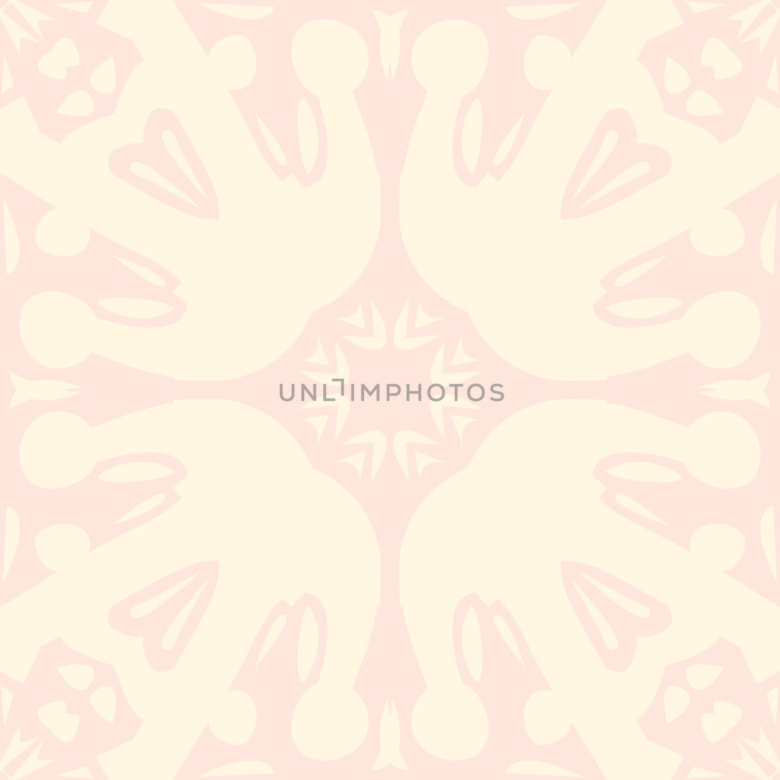 Pink Symmetrical Tile Background by TheBlackRhino