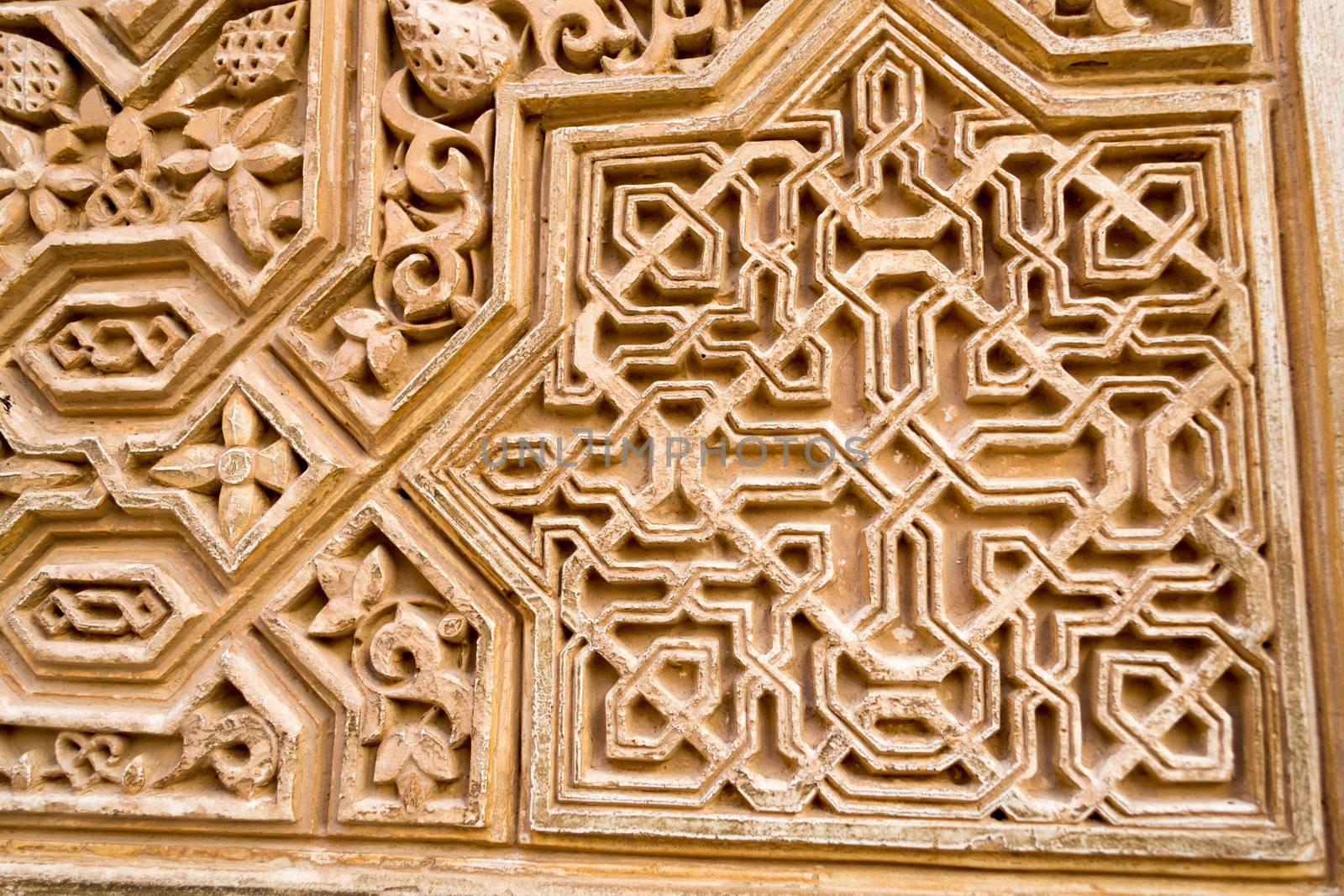 Alhambra palace located in Granada (Spain) is a master pice of the Islamic/Muslim Architecture in Europe