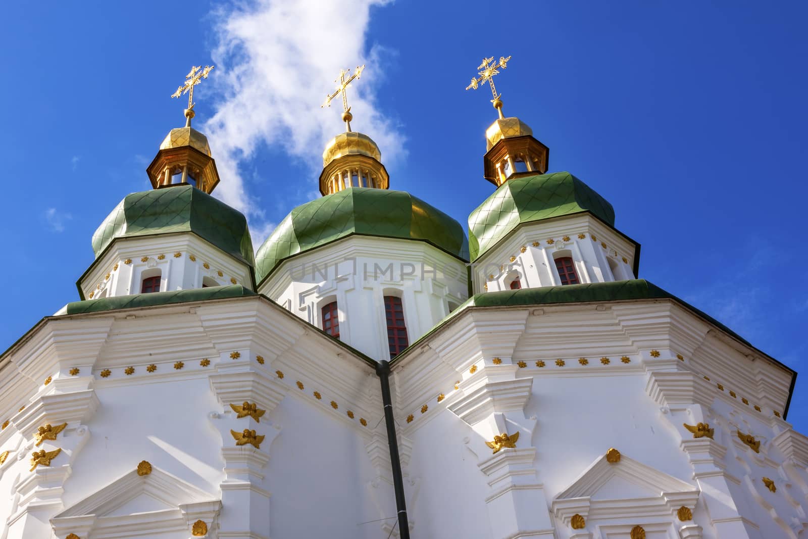 Saint George Cathedral Vydubytsky Monastery Kiev Ukraine by bill_perry