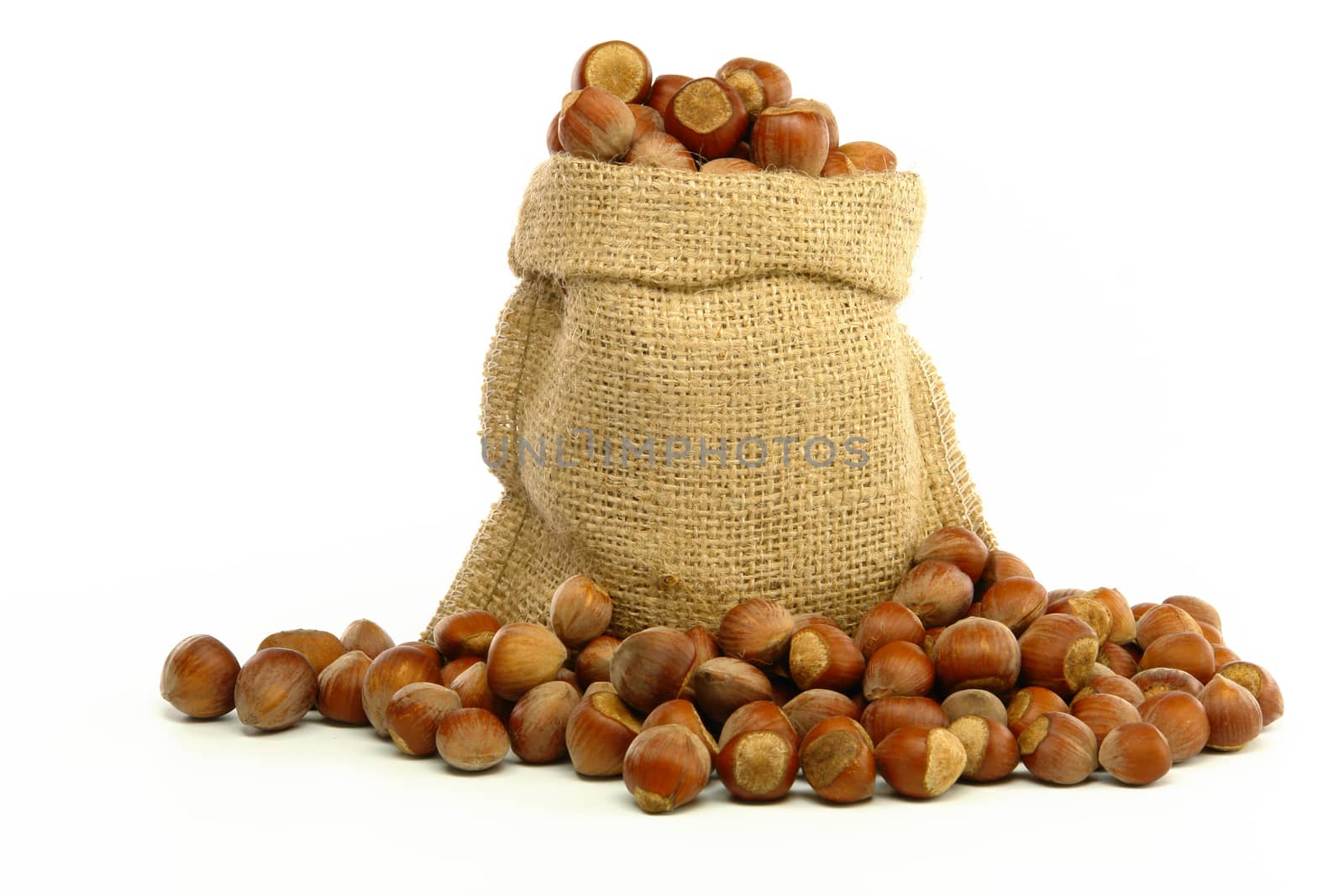 Hazelnuts in Bag