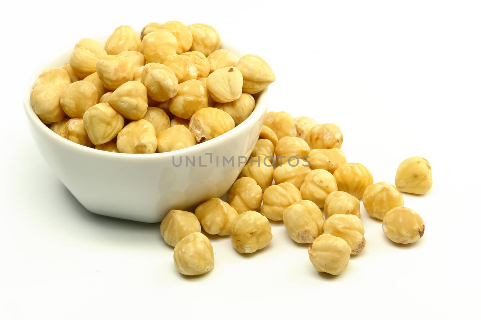Hazelnuts in Bowl