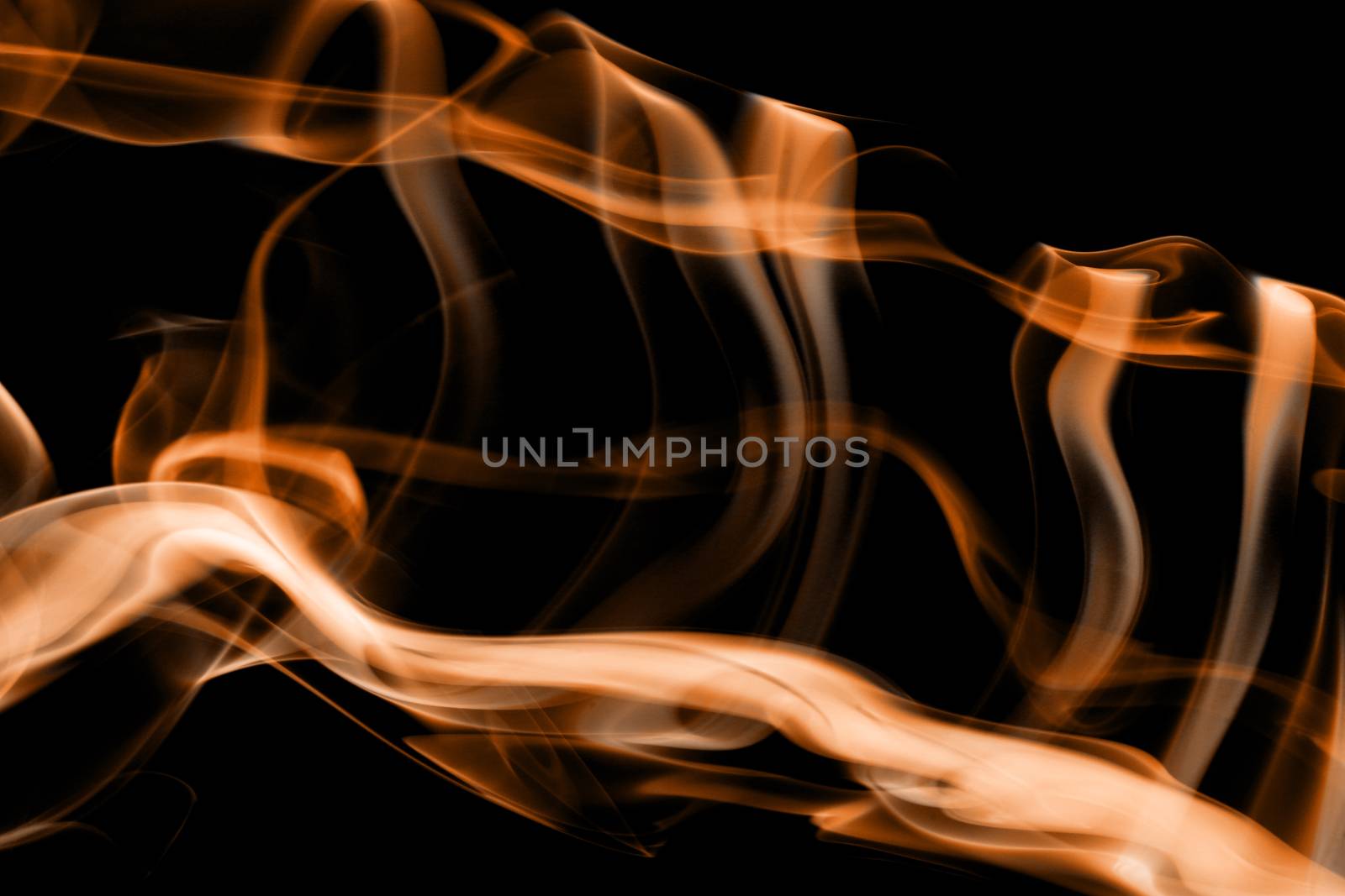 Red smoke in black background