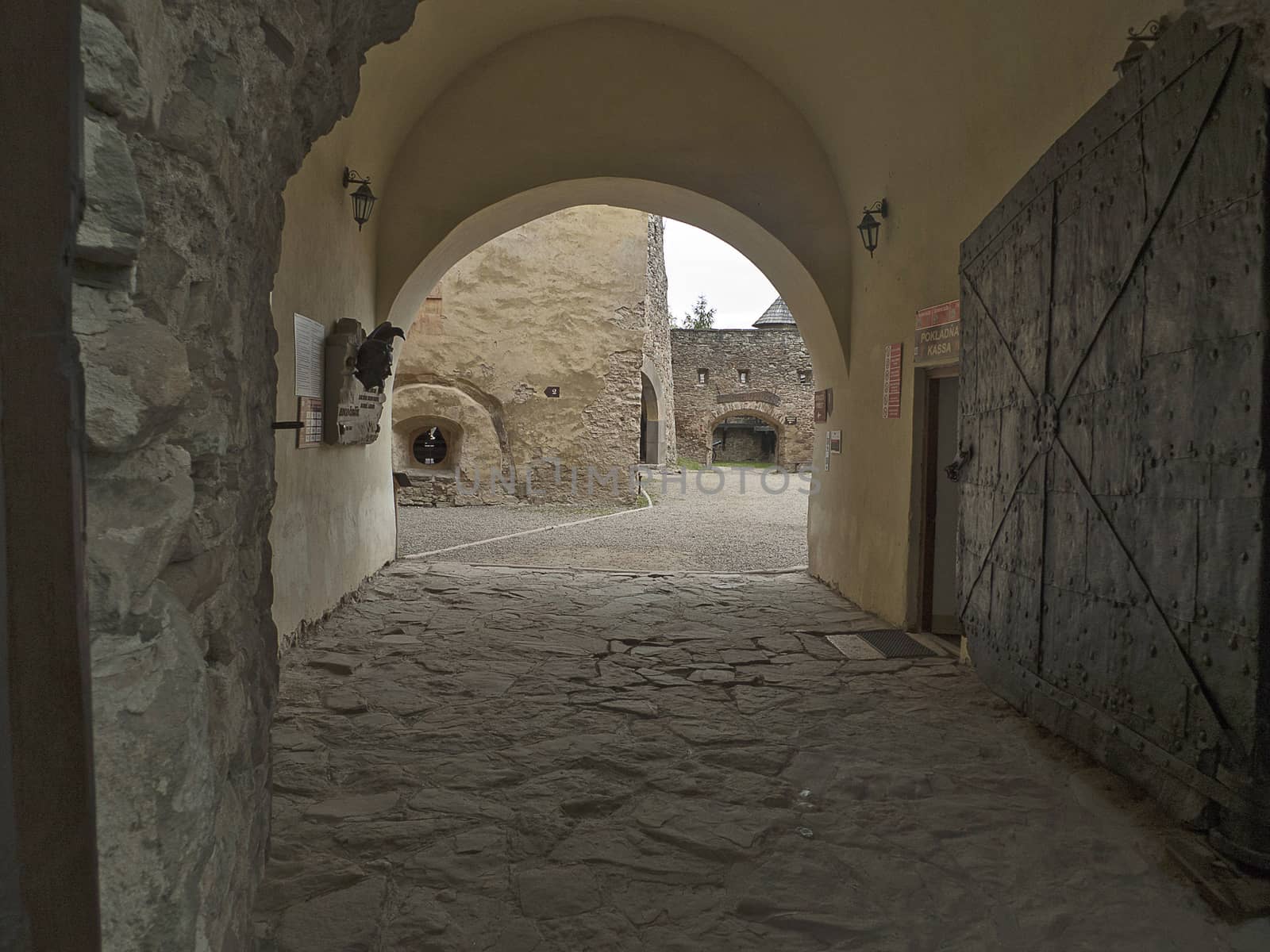 Castle Gate in  Stara Lubovna, Slovakia