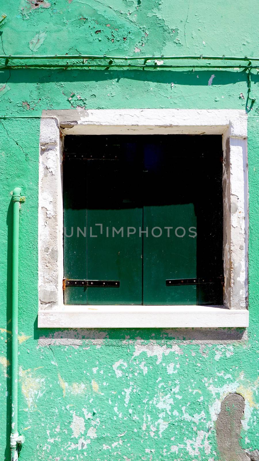 green Window and white frame  by polarbearstudio