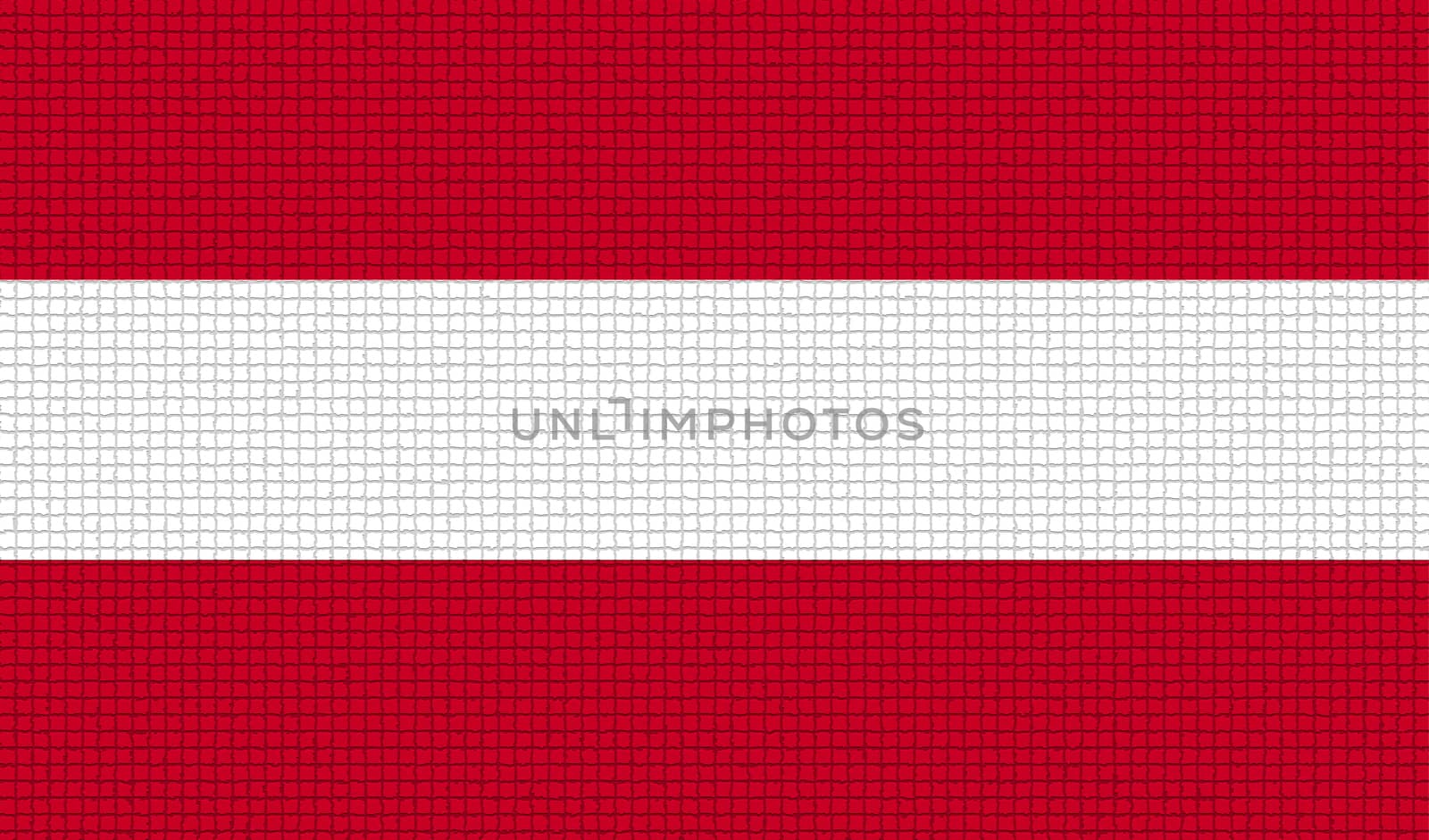 Flags of Austria with abstract textures. Rasterized version