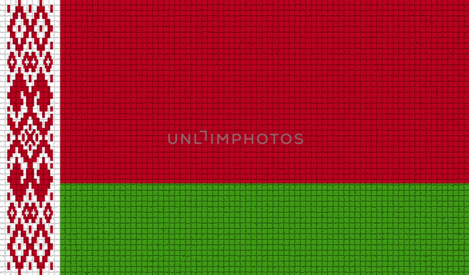 Flags Belarus with abstract textures. Rasterized by serhii_lohvyniuk