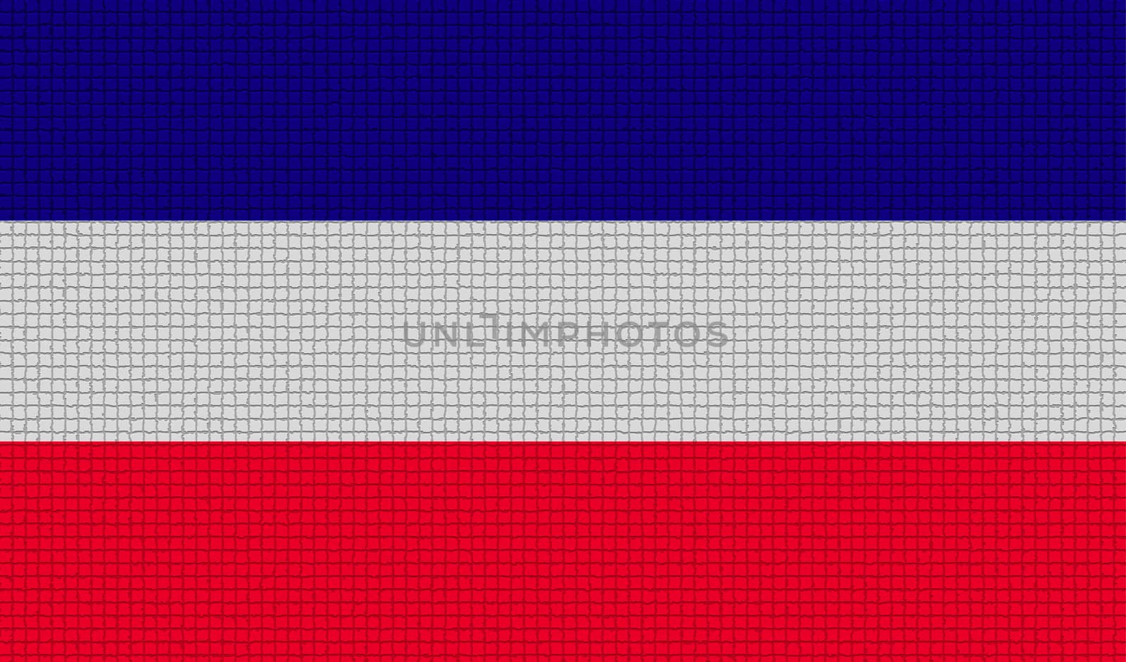 Flags of Los Altos with abstract textures. Rasterized version