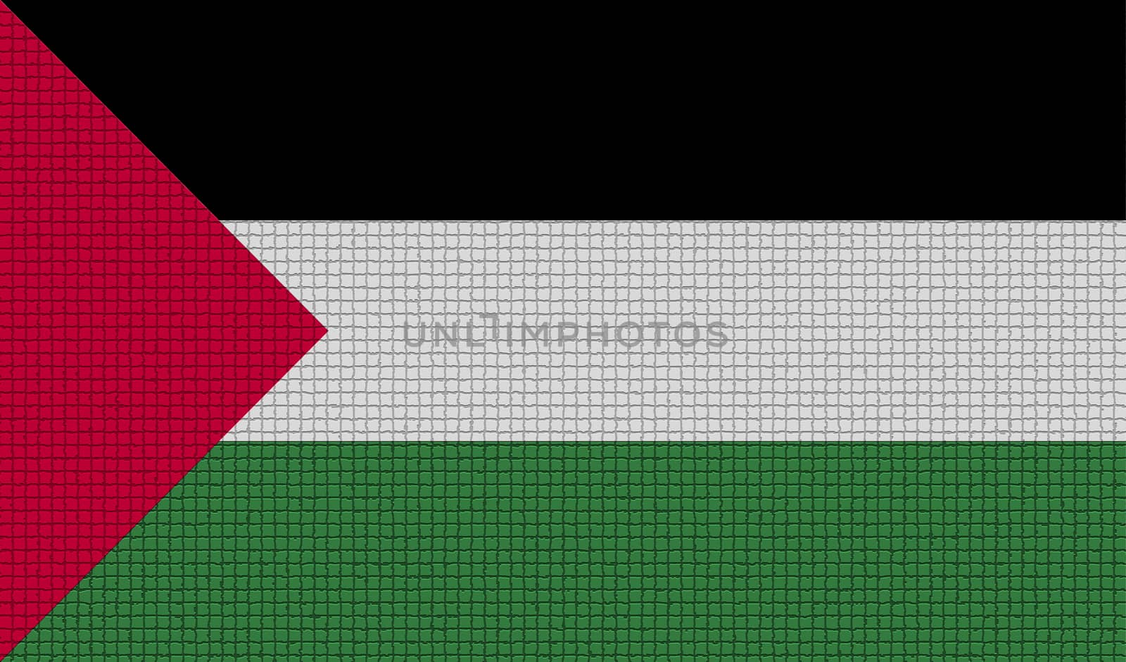 Flags Palestine with abstract textures. Rasterized by serhii_lohvyniuk