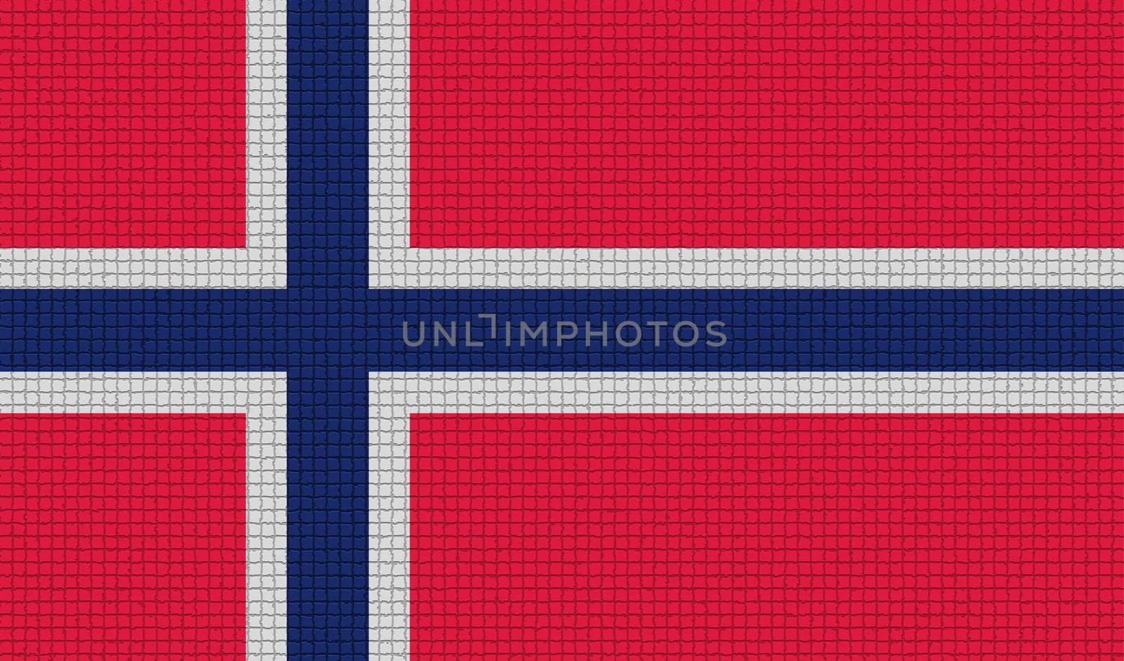 Flags Norway with abstract textures. Rasterized by serhii_lohvyniuk