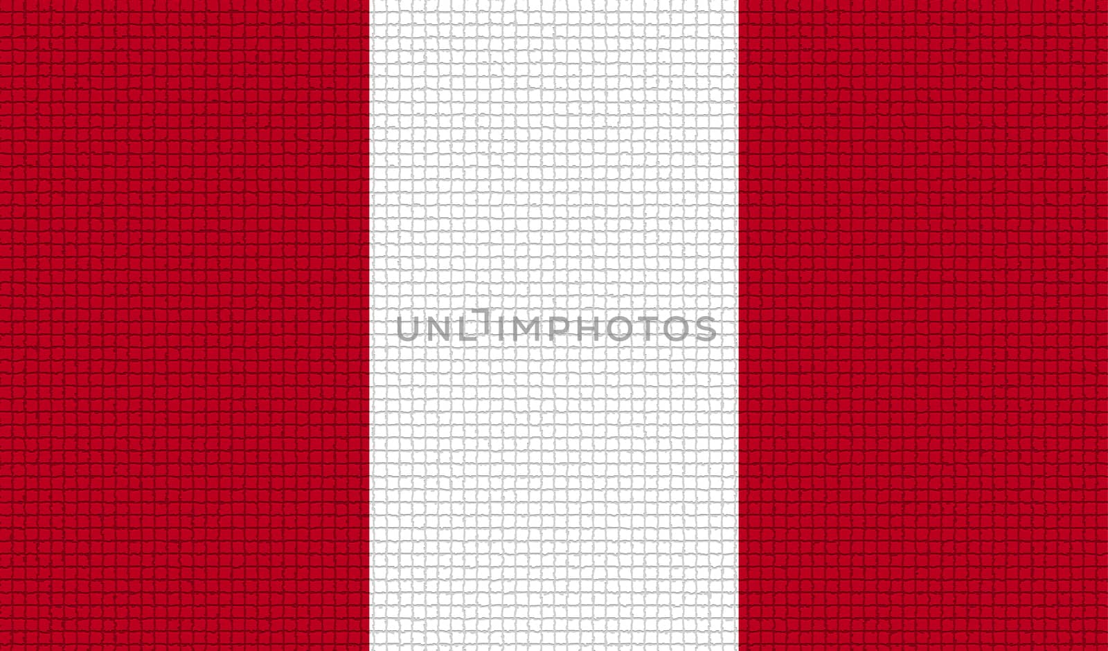 Flags of Peru with abstract textures. Rasterized version