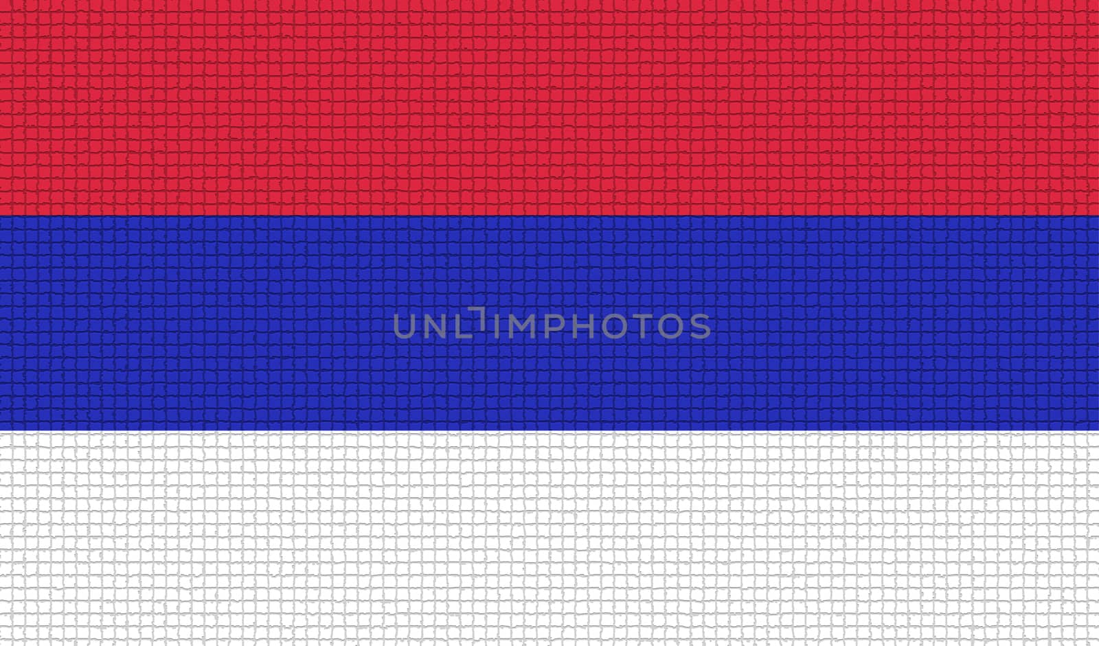 Flags of Republika Srpska with abstract textures. Rasterized version