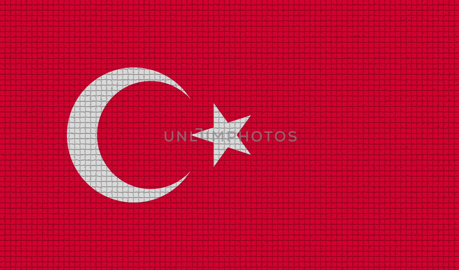 Flags Turkey with abstract textures. Rasterized by serhii_lohvyniuk