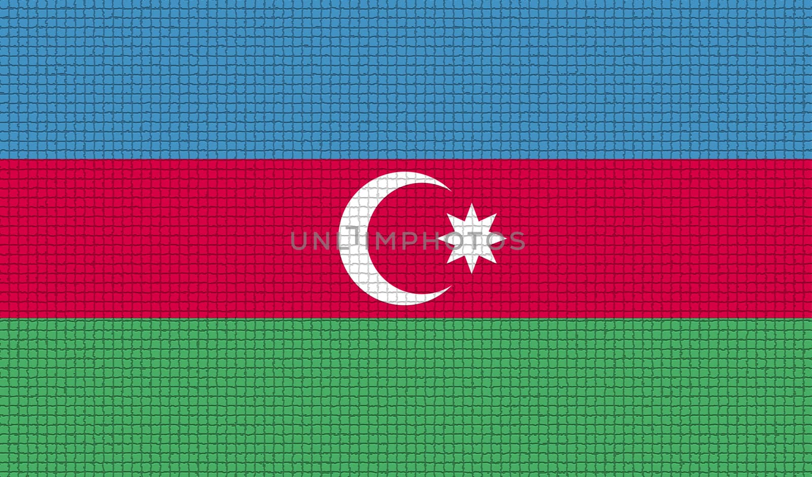 Flags Azerbaijan with abstract textures. Rasterized by serhii_lohvyniuk