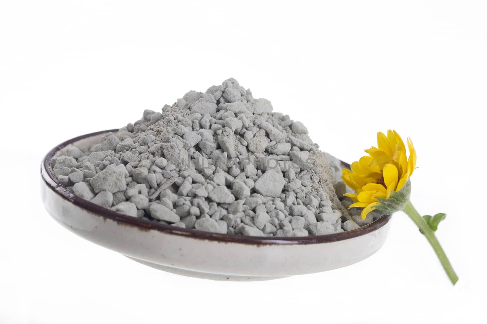 Cosmetic clay for  body care and spa treatments
