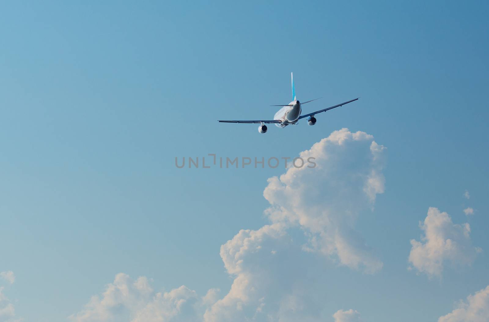 Airplane in the sky by vlad_star