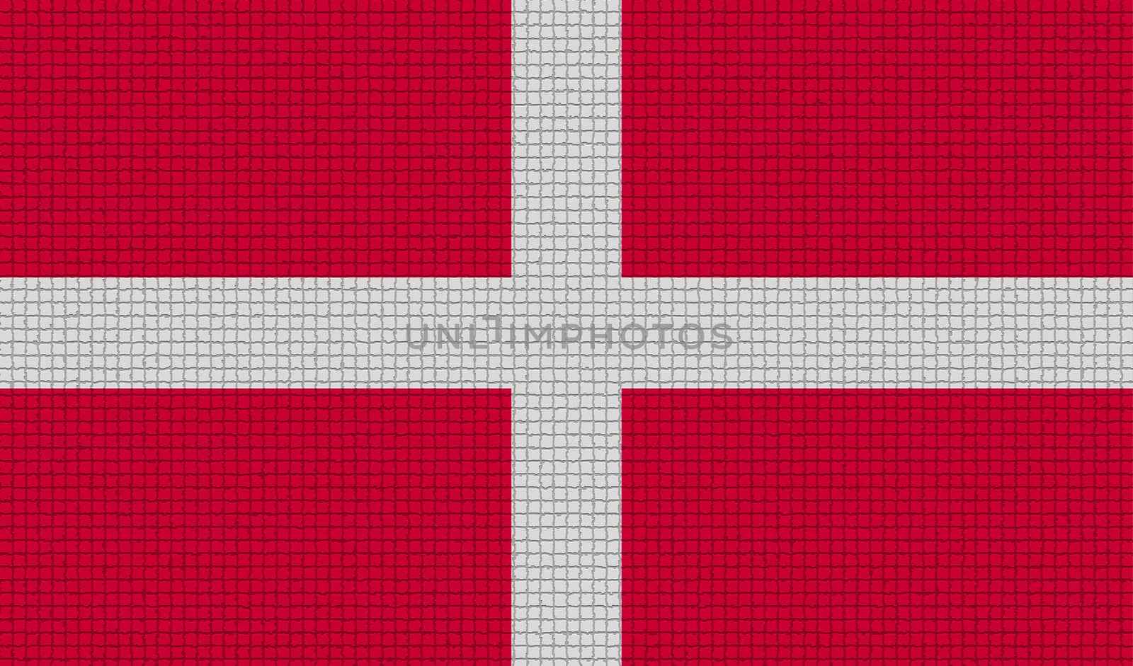 Flags of Military Order Malta with abstract textures. Rasterized version
