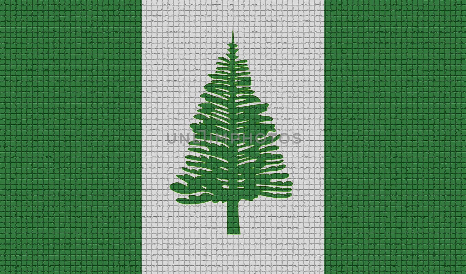 Flags Norfolk Island with abstract textures. Rasterized by serhii_lohvyniuk