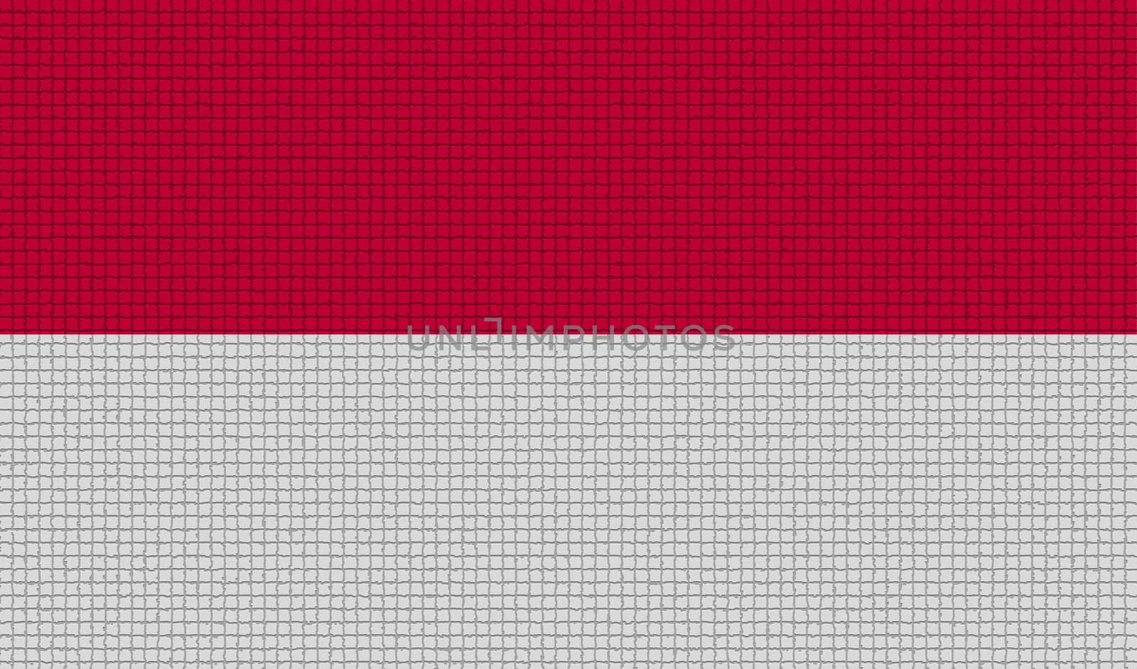 Flags Indonesia with abstract textures. Rasterized by serhii_lohvyniuk