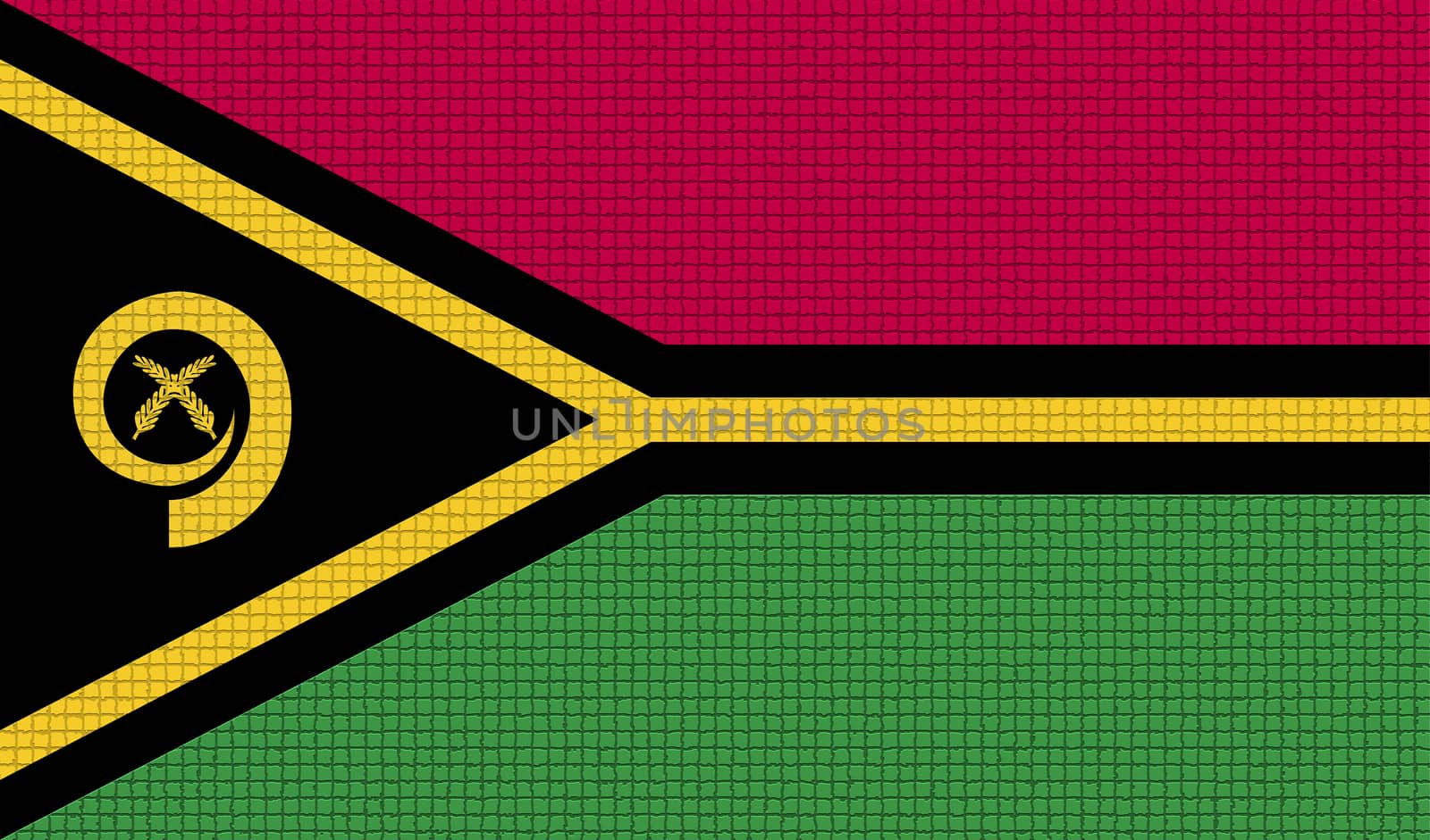 Flags of Vanuatu with abstract textures. Rasterized version