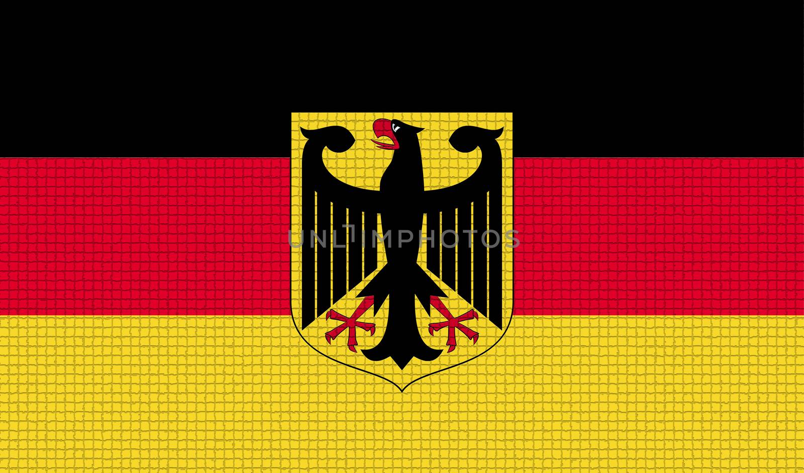 Flags Germany with abstract textures. Rasterized by serhii_lohvyniuk