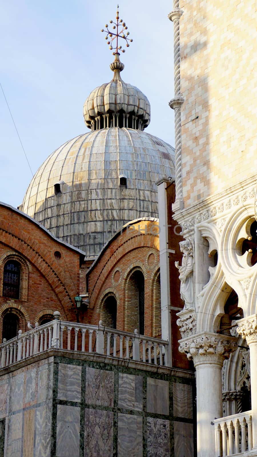 San Macro cathedral architecture in Venice, Italy